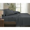 Kathy Ireland 6-Piece Smart Sheet Sets w/ Side Pocket - Twin - Grey 1284TWGR